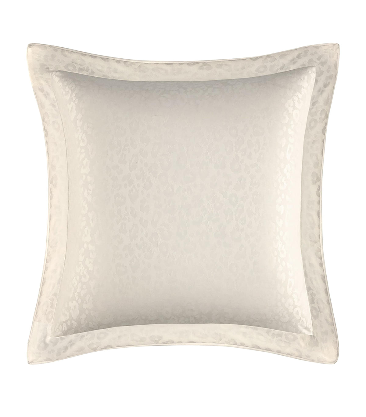 Yves Delorme Leopard Square Oxford pillowcase 65cm x 65cm (British brand)