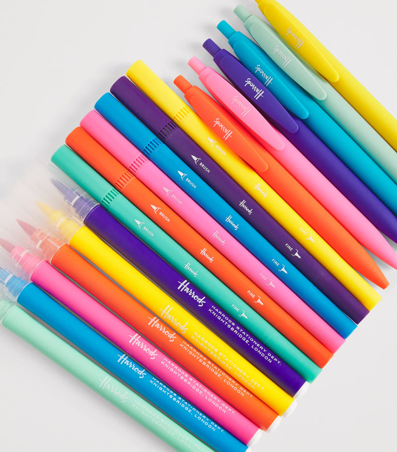 Harrods pen bag set of 18 pens, UK version