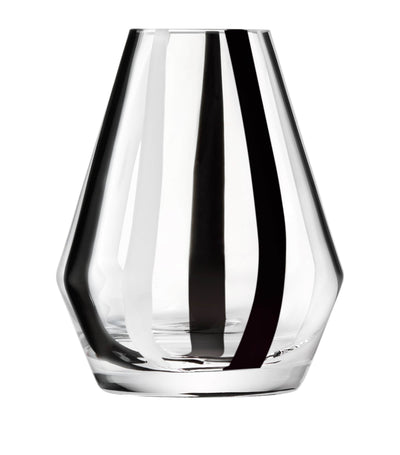 Harrods LSA International Glass Stripe Vase 14cm- Buy online at McGrocer