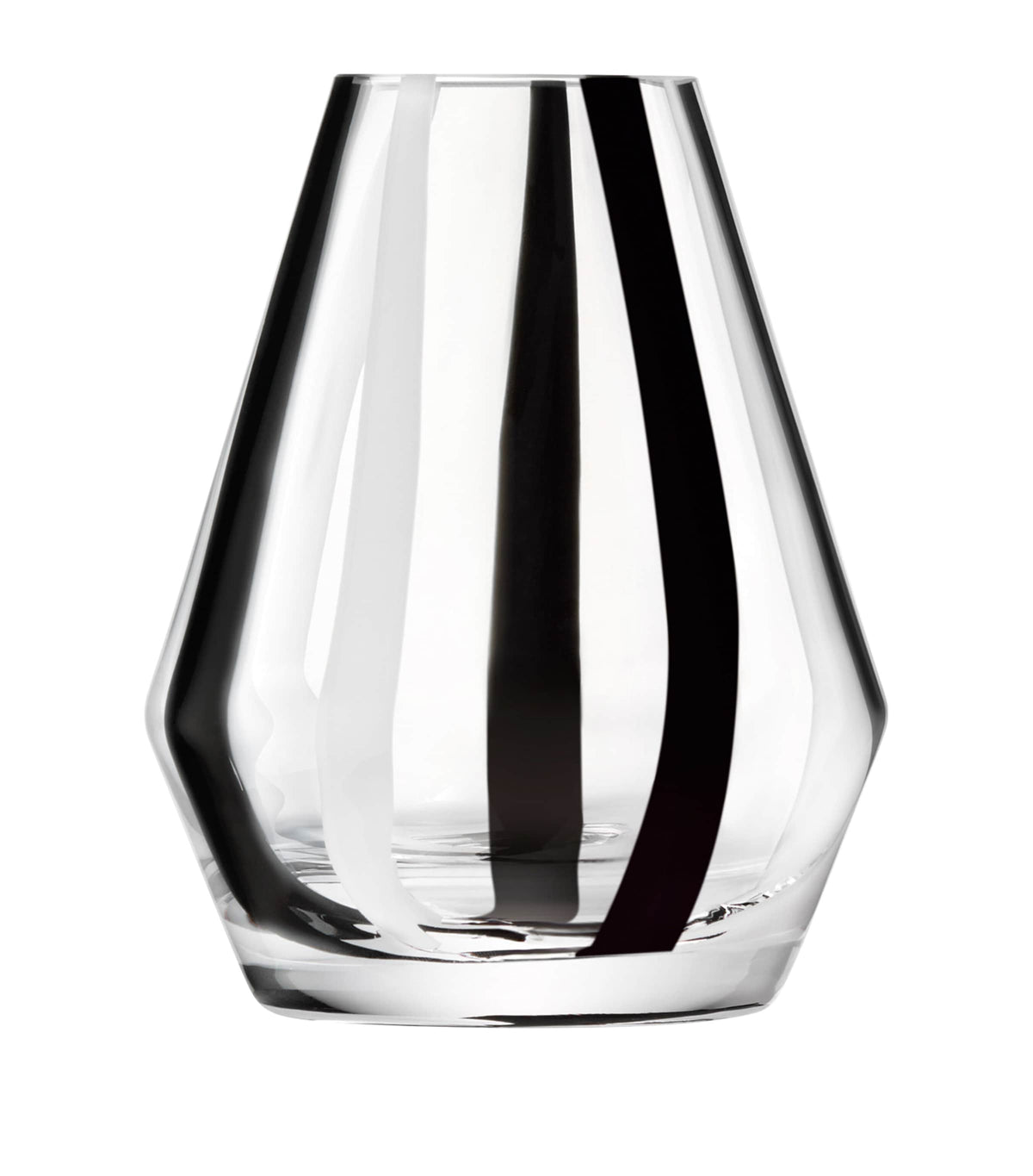 LSA International Glass Stripe Vase 14cm, UK version