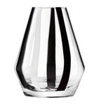 LSA International Glass Stripe Vase 14cm, UK version