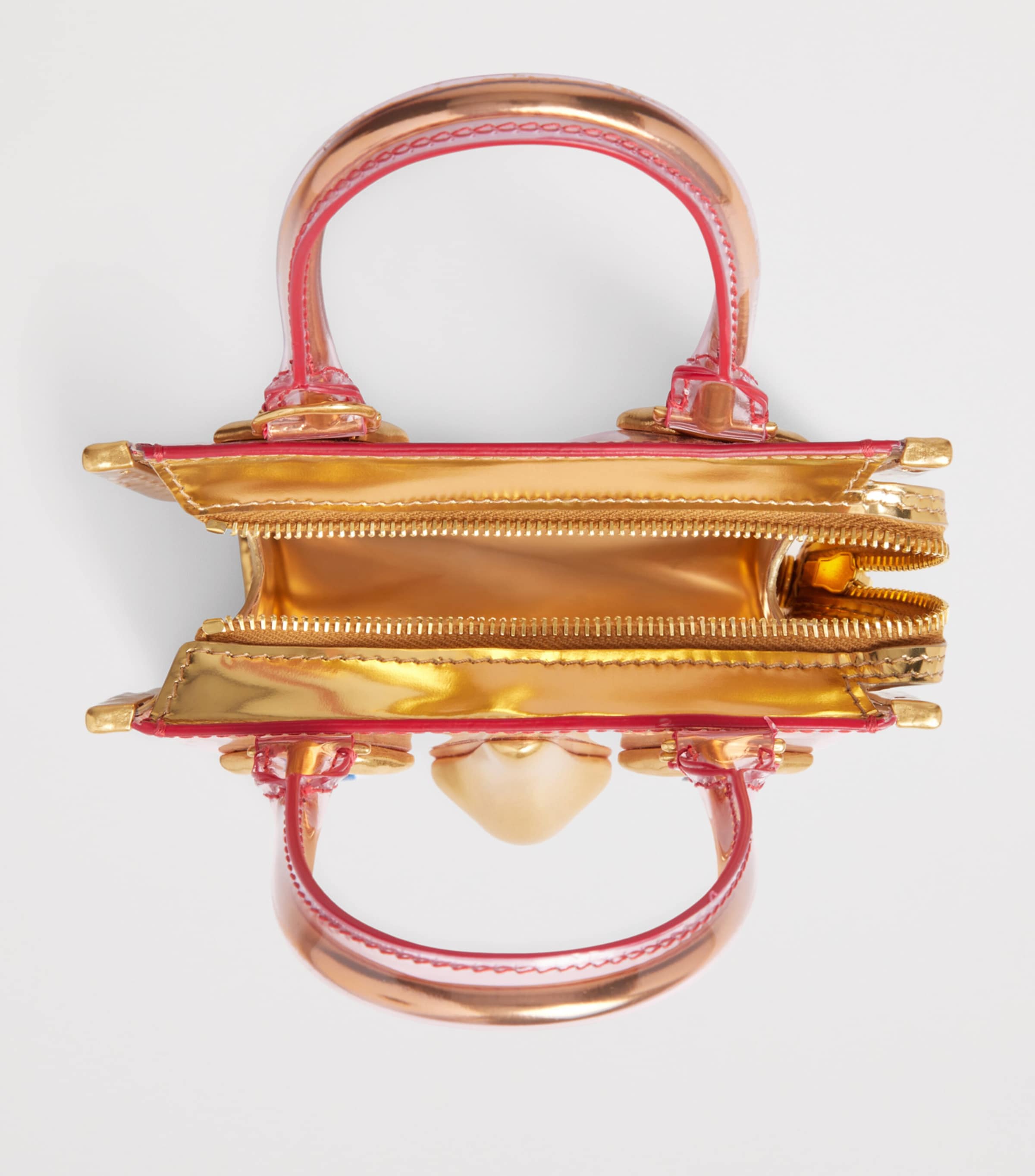 Schiaparelli mini vinyl Face top-handle bag - British product