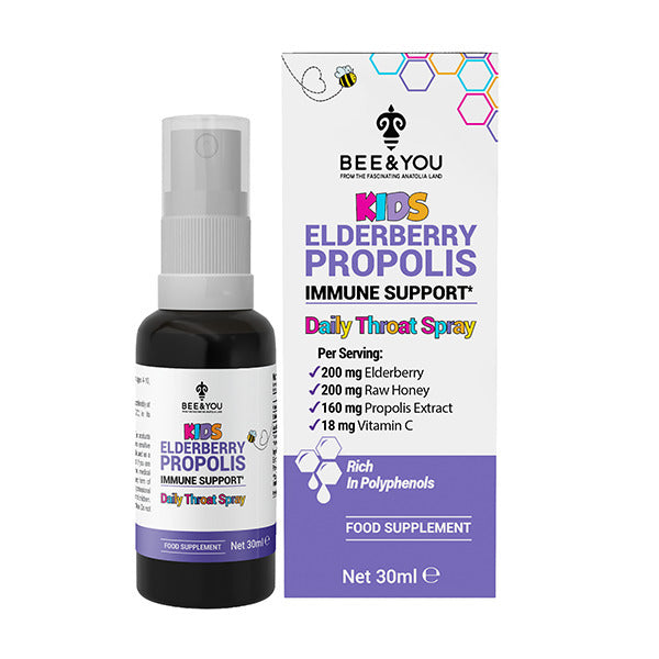 Bee&You kids propolis honey throat spray 30ml - British product