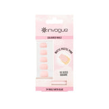 Invogue Matte Pastel Pink Square Nails (24 Pieces) GOODS Superdrug   