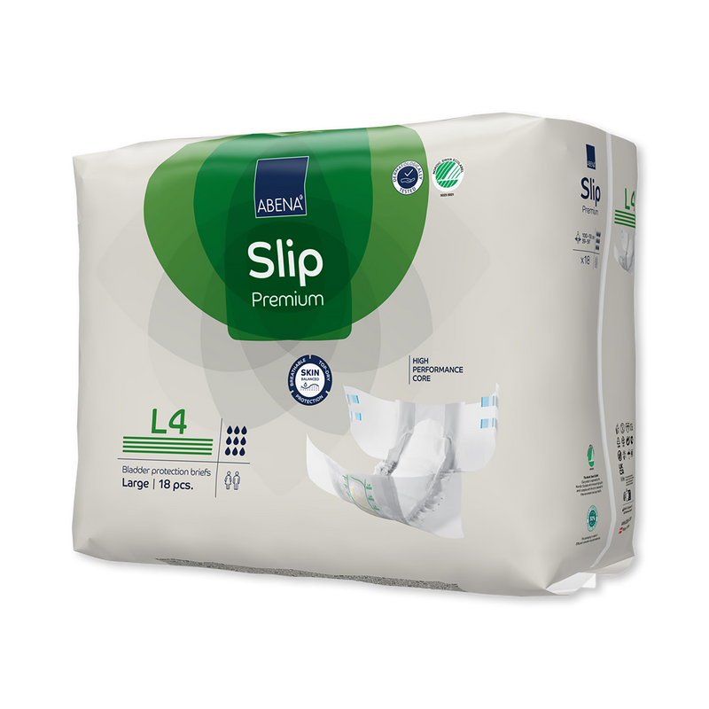 ABENA incontinence briefs Slip Premium L4 18 packs, imported from the UK