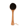 Horse hair dry body brush, hornbeam wood handle, UK version