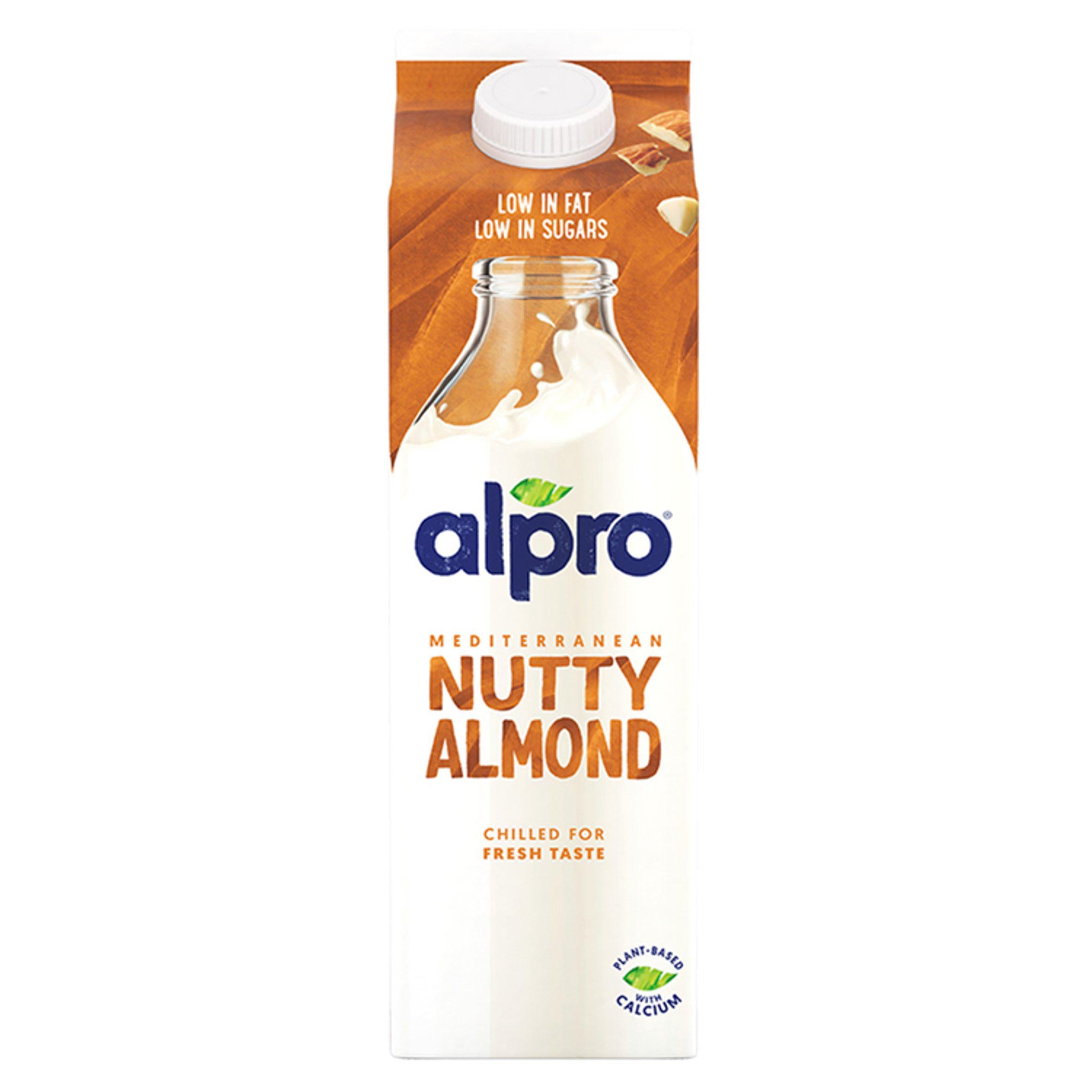 Alpro Almond Milk Chilled Dairy Alternative 1L GOODS Sainsburys   