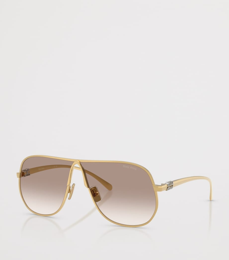 Miu Miu metal pilot sunglasses, imported from the UK