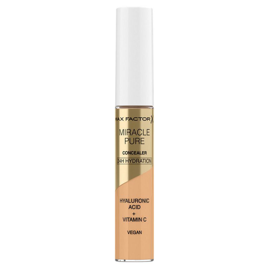 Max Factor Miracle Pure Concealer with Vitamin C & Hyaluronic Acid, Shade 02 GOODS ASDA   