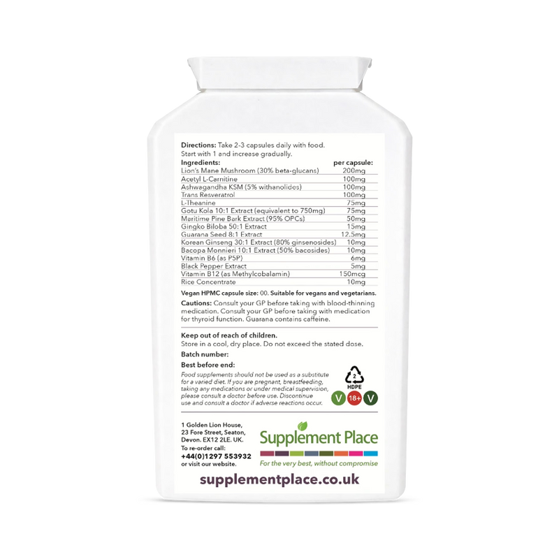 Supplement Place Nootropic Complex 240 capsules (British brand)