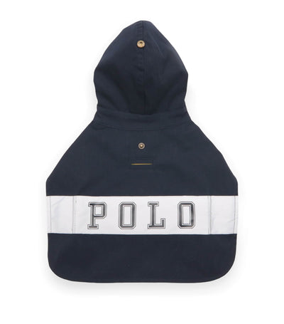 Harrods Ralph Lauren Polo Canvas Hooded Dog Raincoat (XS)- Buy online at McGrocer