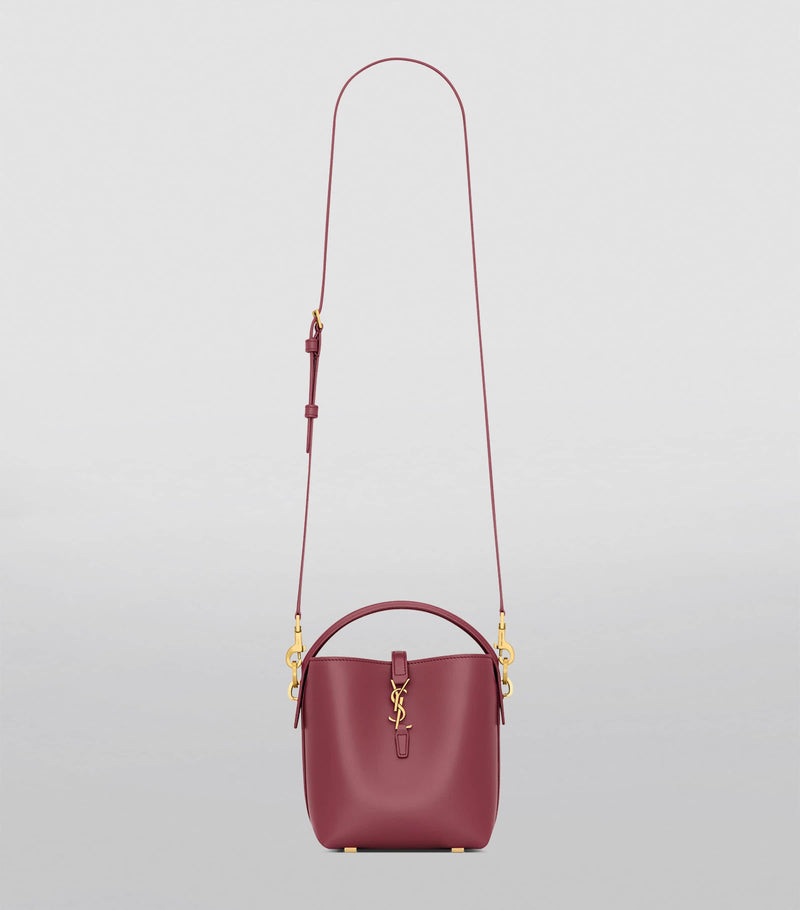 YSL Mini 37 bucket bag in smooth calfskin leather (British brand)