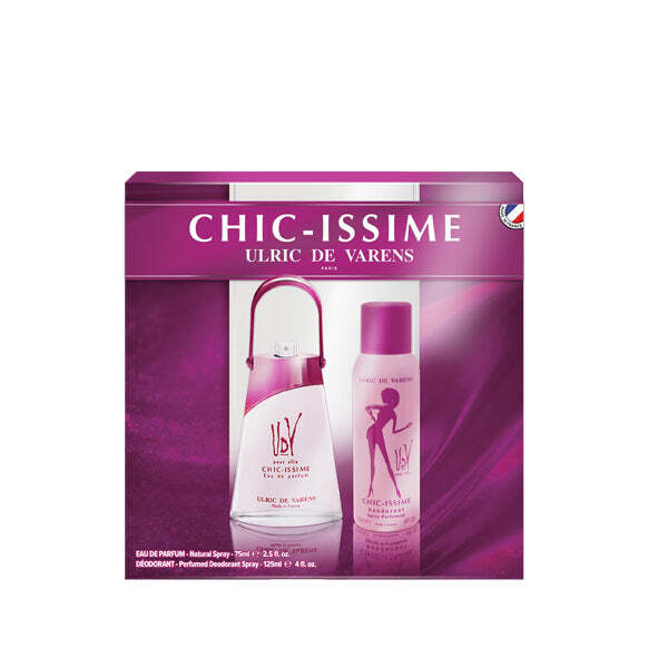 UDV Chic-issime fragrance gift set for women, imported from the UK