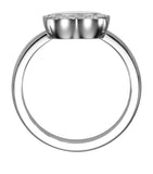 Chopard Happy Diamonds white gold diamond ring, imported from the UK