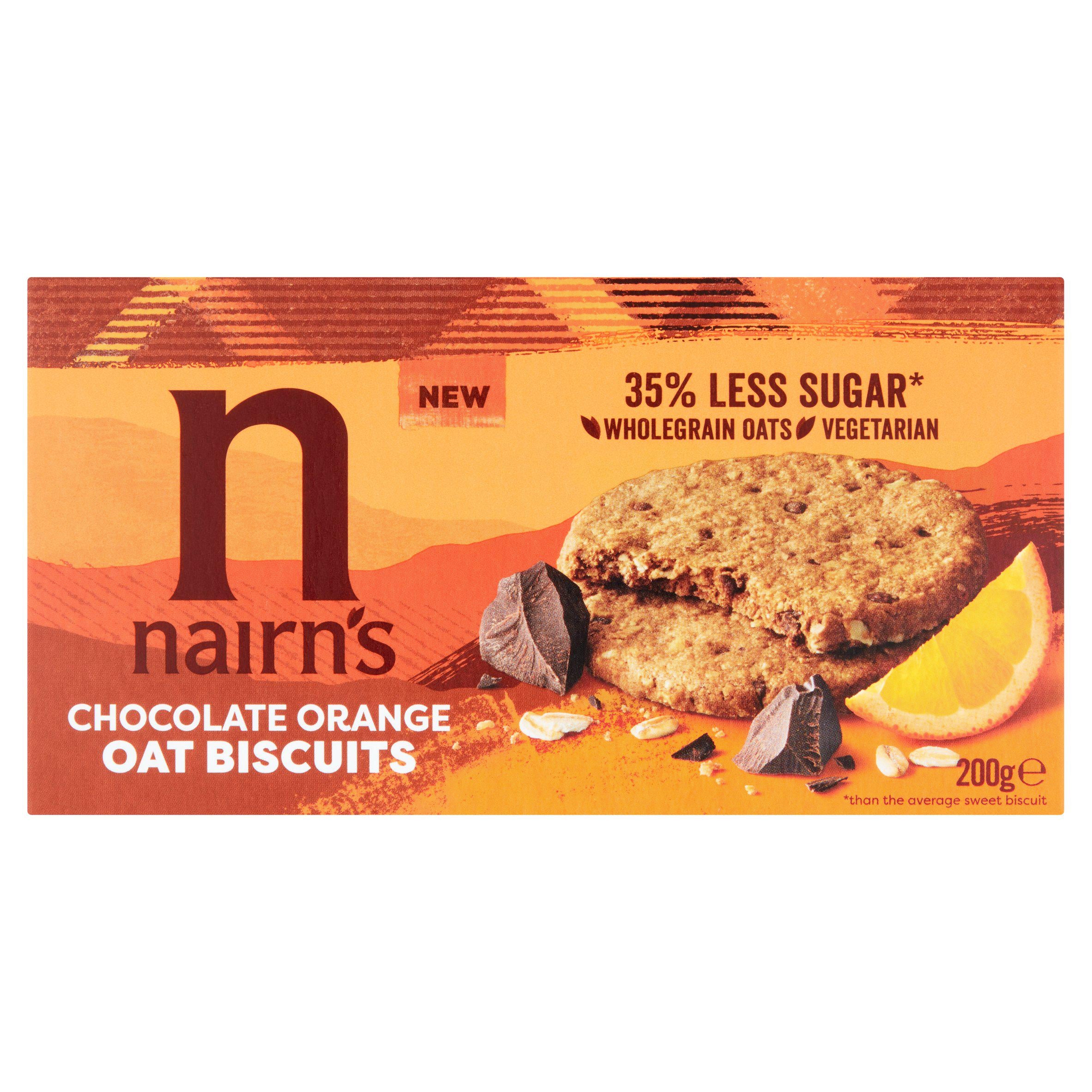 Nairn's Chocolate Orange Oat Biscuits 200g GOODS Sainsburys   