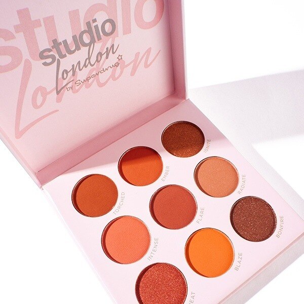 Studio London Colour Icon Bold Heat Eyeshadow Palette GOODS Superdrug   