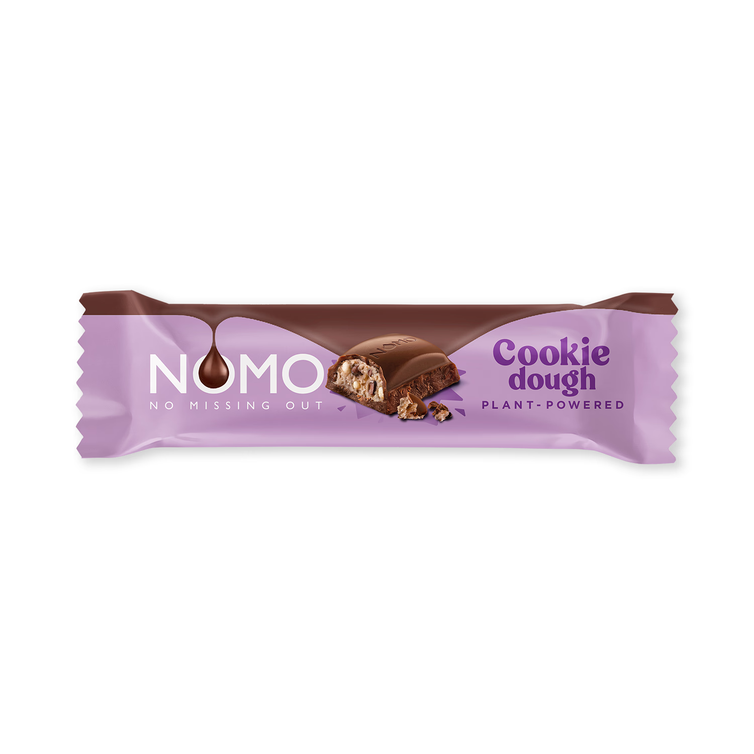 Nomo Cookie Dough Chocolate Bar 33g, UK version
