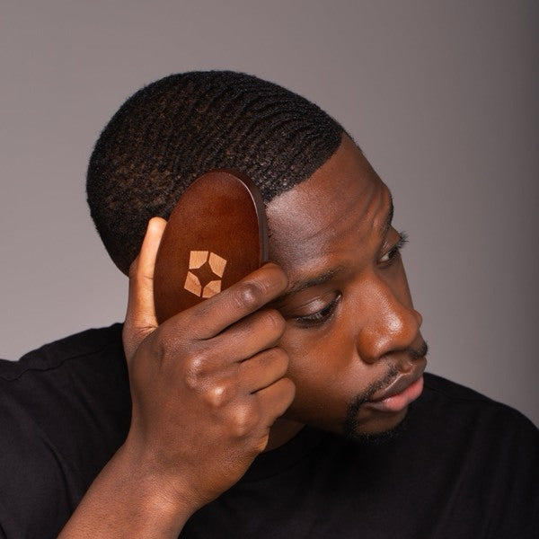 SHYNE medium wave and beard brush - British product