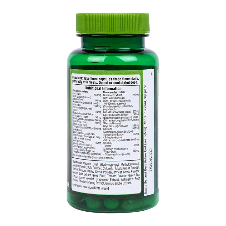 Holland & Barrett Ultra Greens 500mg 60 Capsules GOODS Holland&Barrett   