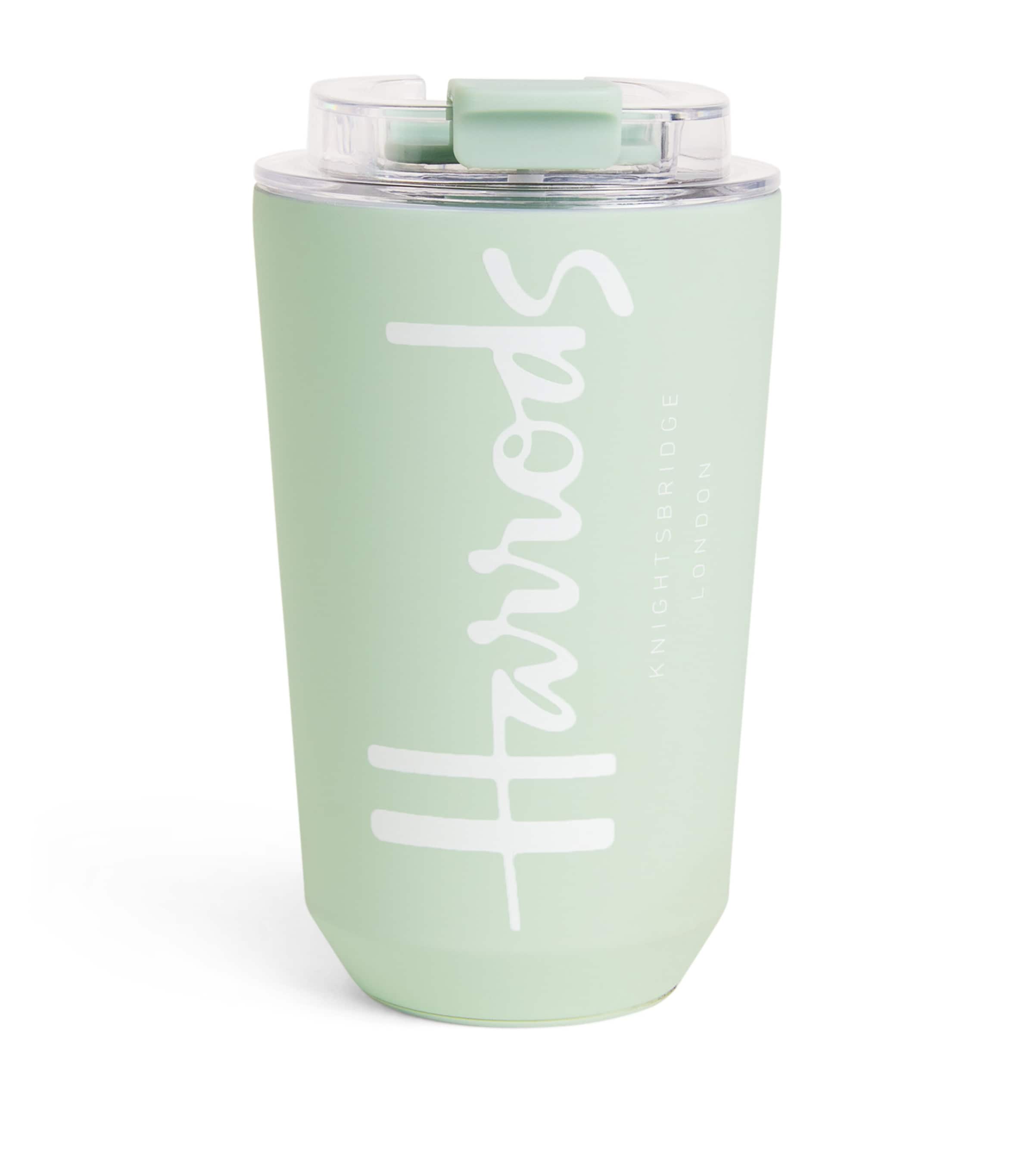 Harrods travel cup with logo, 15cm x 12cm, UK version