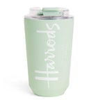 Harrods travel cup with logo, 15cm x 12cm, UK version