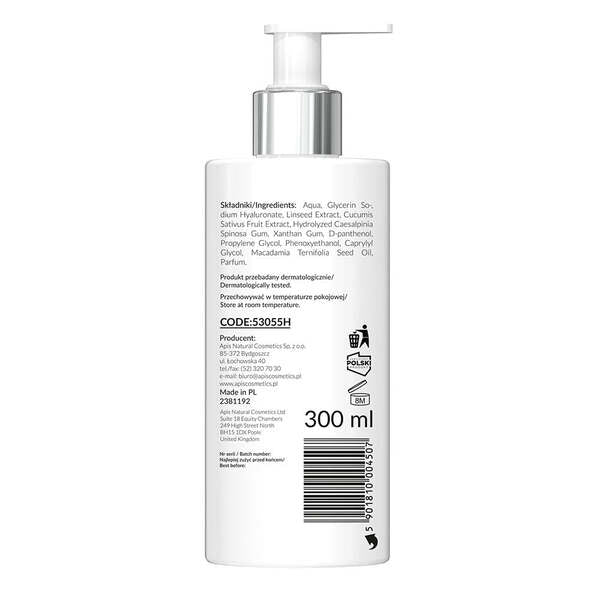 Apis Home Hydrogel Toner 300ml hyaluronic acid - British product