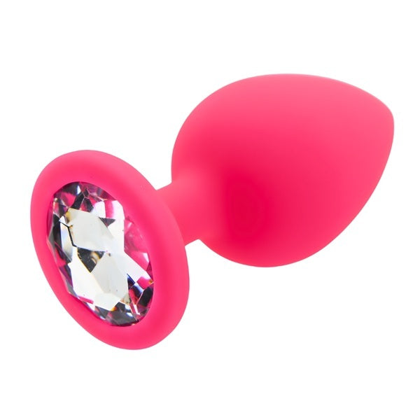 Loving Joy pink silicone butt plug large, UK version
