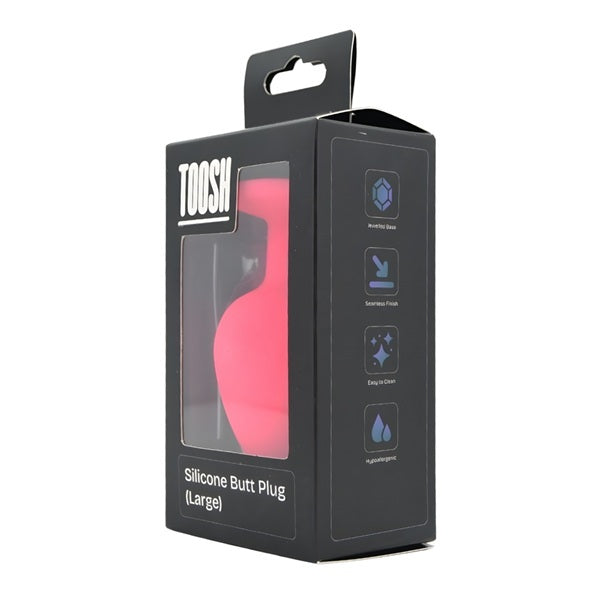 Loving Joy pink silicone butt plug large, UK version