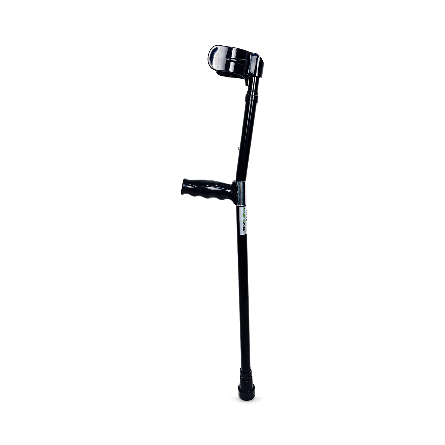 Greenlight Orthotics aluminium elbow crutch Dark (British brand)