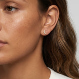 MUCHV small moon stud earrings, UK version