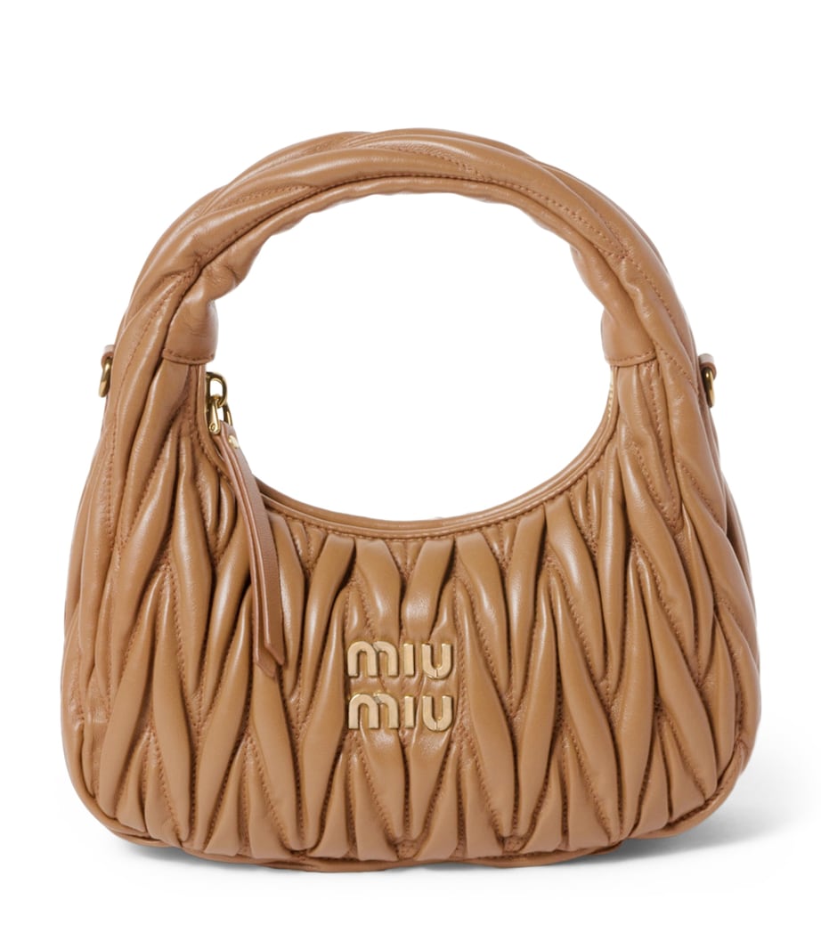 Miu Miu Matelassé Leather Wander Top-Handle Bag (British brand)