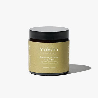 Superdrug Mokann Regenerating & Firming Body Butter Cardamom & Vanilla 120ml- Buy online at McGrocer