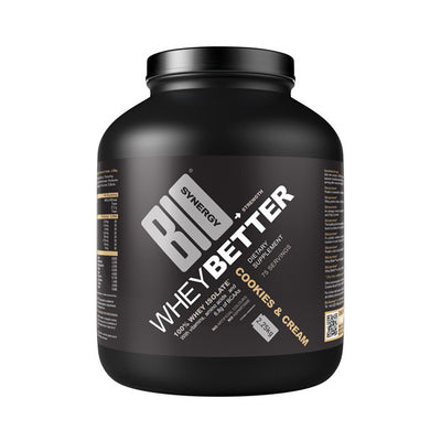 Superdrug Bio-Synergy Whey Better Cookies & Cream Protein Powder 2.25kg- Buy online at McGrocer