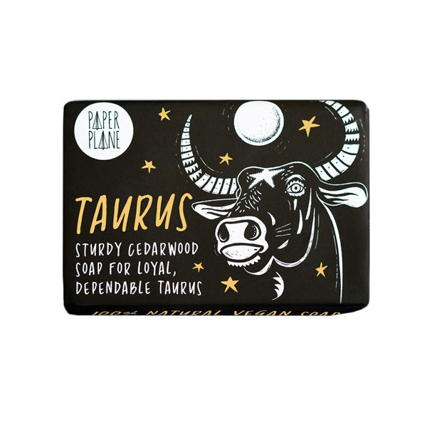 Paper Plane Taurus star sign novelty soap 95g (British brand)
