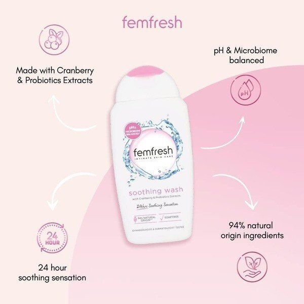 Femfresh Soothing Wash 250ml GOODS Superdrug   