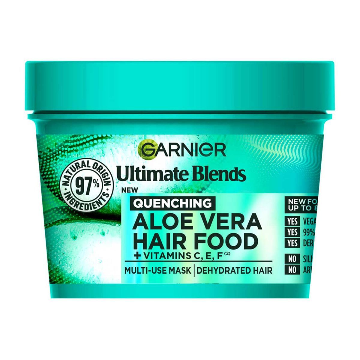 Garnier Ultimate Blends Hair Food Aloe Vera 3-in-1 Normal Hair Mask Treatment 400ml