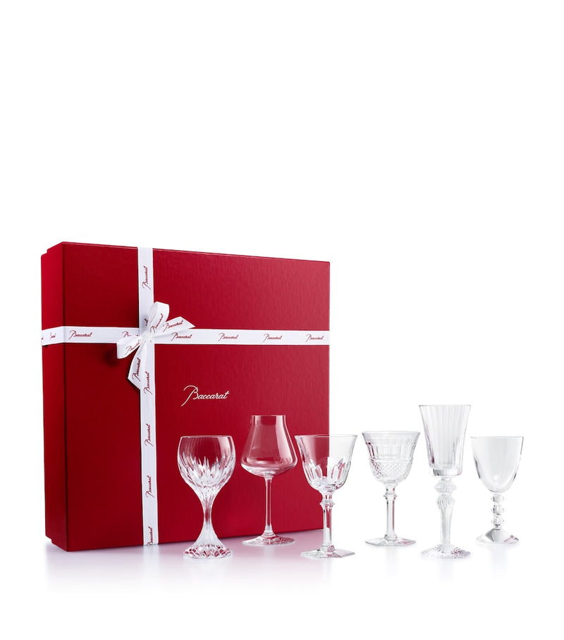 Baccarat crystal wine glasses set of 6, imported from the UK