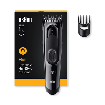 Holland & Barrett Braun Series 5 Hair Clipper HC5510 Lifetime Sharp Blade 9 Lengths Black- Buy online at McGrocer