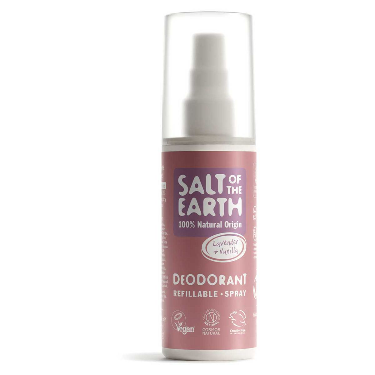 Salt of the Earth Refillable Lavender & Vanilla Natural Deodorant Spray - 100ml GOODS Boots   