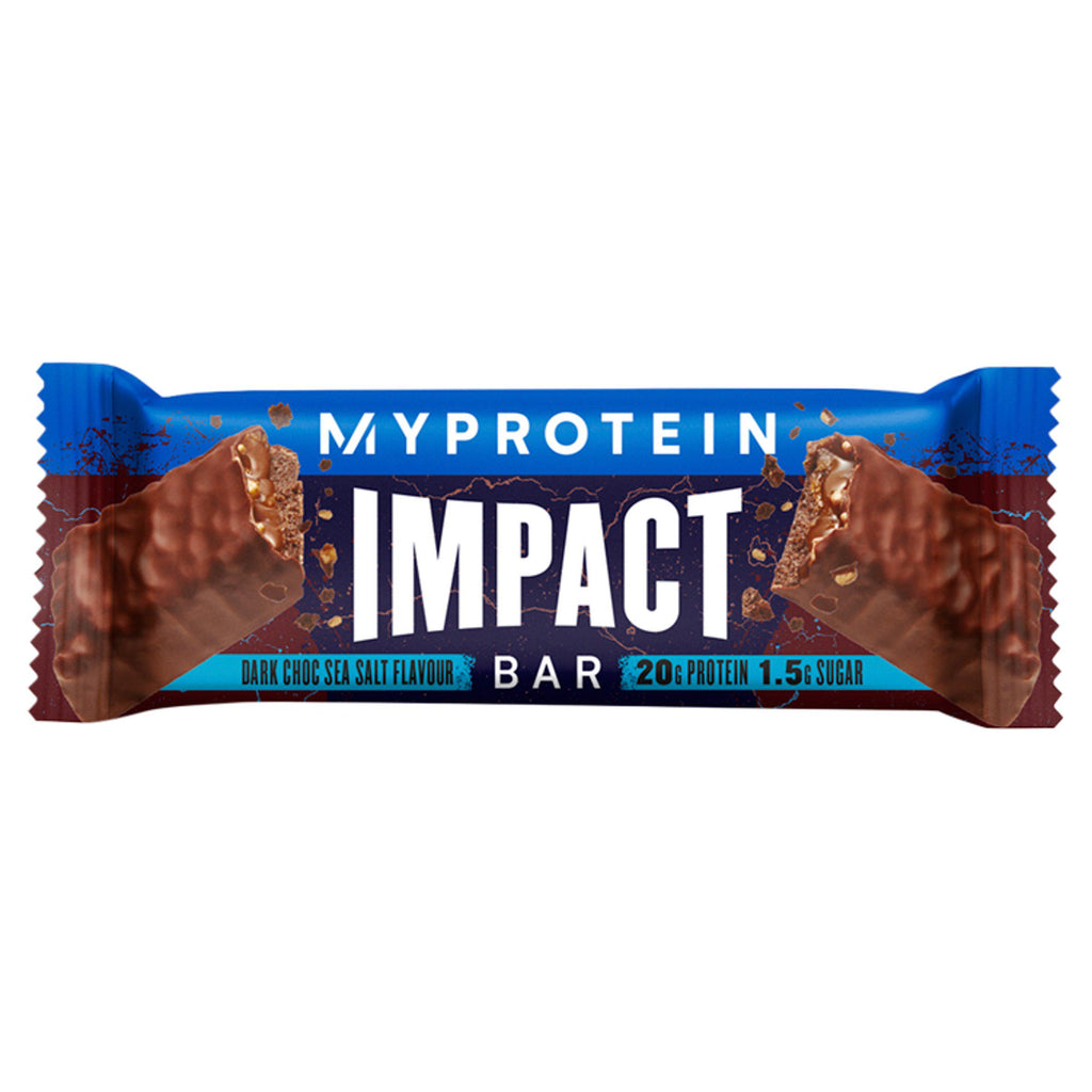 MyProtein Impact Dark Choc Sea Salt Flavour Bar 64g