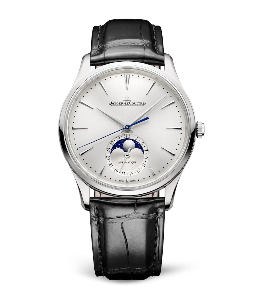Jaeger-LeCoultre Master Ultra Thin Moon watch 39mm stainless steel (British brand)