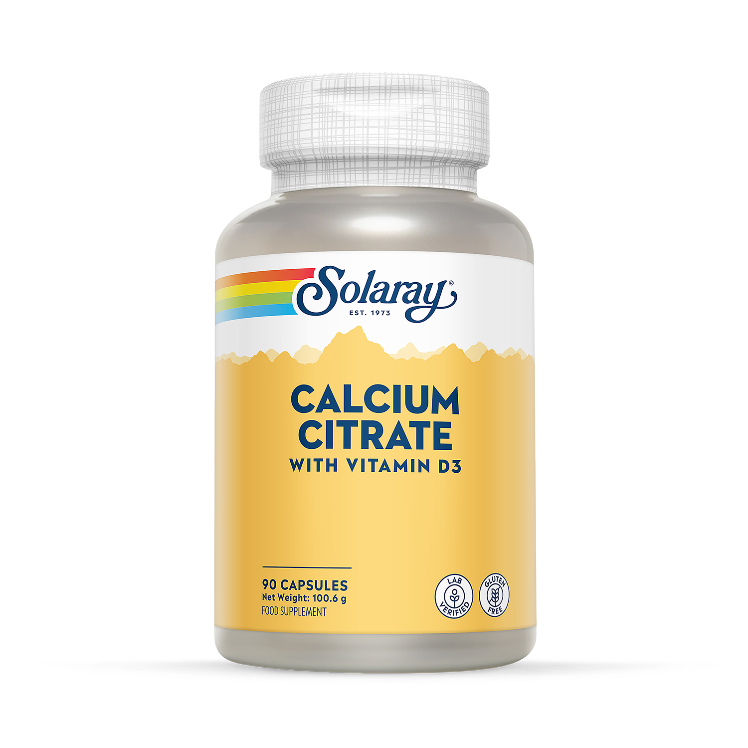 Solaray Calcium Citrate with Vitamin D 90 capsules (British brand)