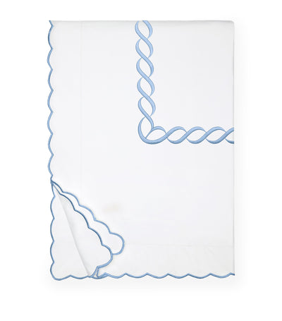Harrods Egyptian Cotton Super King Duvet Cover with Braid Pattern, 260cm x 220cm- Buy online at McGrocer