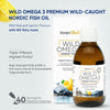 Inner Vitality Wild Omega 3 fish oil 200ml - British product