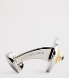 Deakin & Francis sterling silver cufflinks with gold wreath, UK version