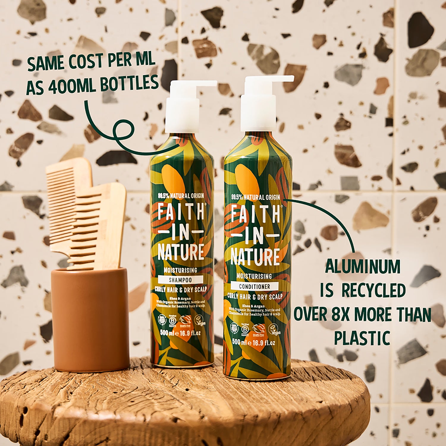 Faith In Nature Shea & Argan conditioner 500ml, UK version