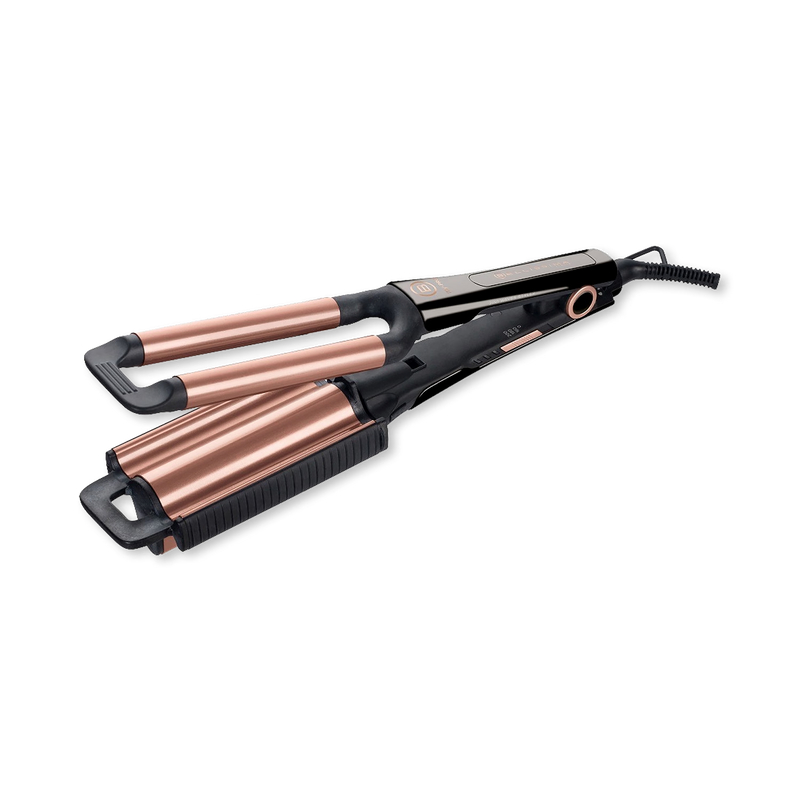 Bellissima Italia 2 in 1 beach waves hair styler black bronze, imported from the UK