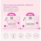 Erase Your Face reusable makeup removing cloth in cream or pink - British product