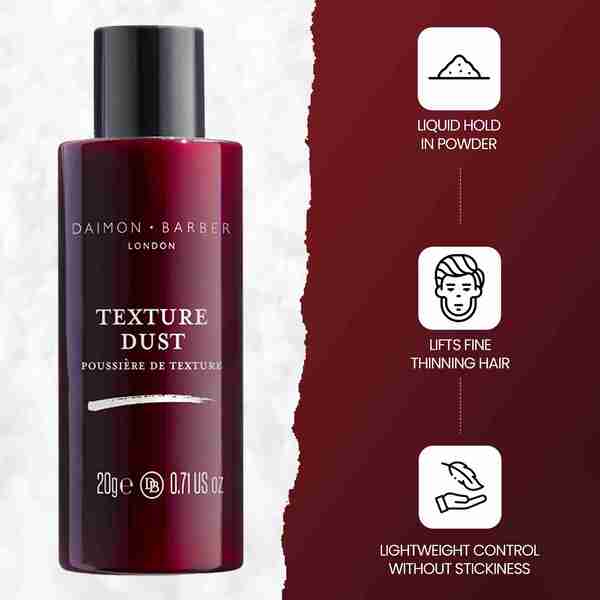 Daimon Barber Texture Dust styling powder 20g (British brand)