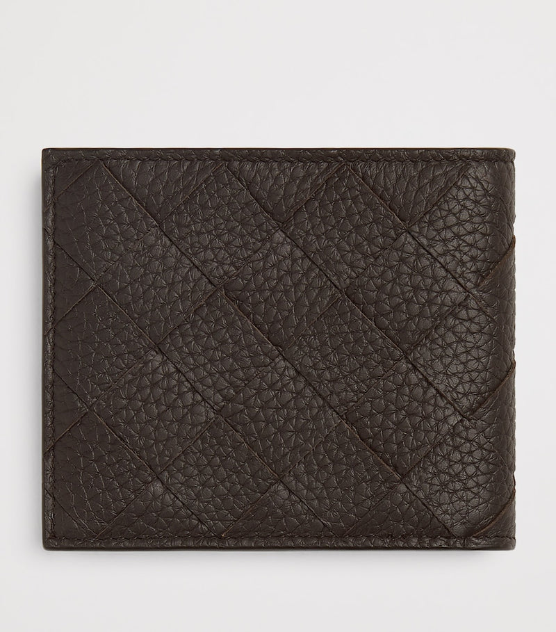 Bottega Veneta Intrecciato bifold wallet calfskin leather, imported from the UK